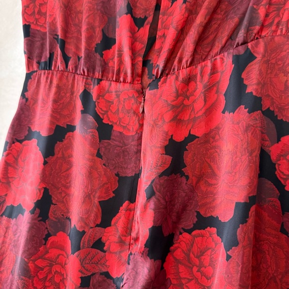 NWT L'Academie The Elaina Mini Dress in Red Peony - Picture 7 of 14